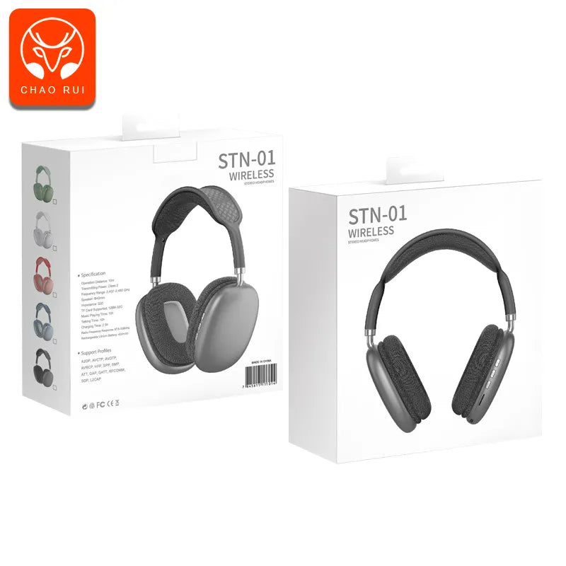 Auriculares Deportivos Inalámbricos con Bluetooth y Cancelación de Ruido Over-Ear para Reino Unido